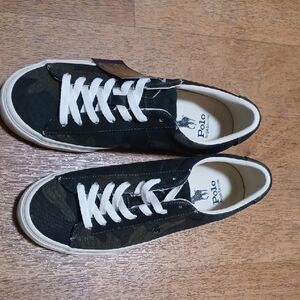 Polo by Ralph Lauren Green and Black Sneakers (Sayer Camo)